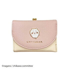 ちいかわ 財布 バッジ口金財布　メール便なら何個でも220円で全国へ　二つ折り 小銭入れ さいふ お財布 うさぎ ハチワレ モモンガ くりまんじゅう 公式 グッズ