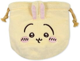 ちいかわ 巾着　うさぎ　フェイス巾着 パート2　メール便なら何個でも240円で全国へ　ウサギ 小物入れ ぬいぐるみ きんちゃくグッズ 公式 イラストレーター CKW-332