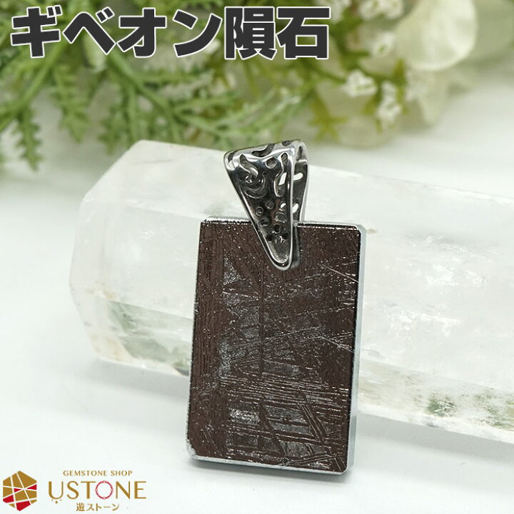 楽天市場】ギベオン 隕石 ペンダントトップ ドックタグ ネックレス 