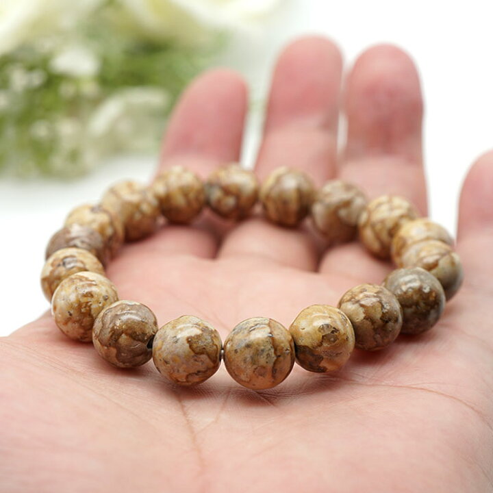 楽天市場】姫川薬石 ブレスレット 12mm 糸魚川産 天然石 