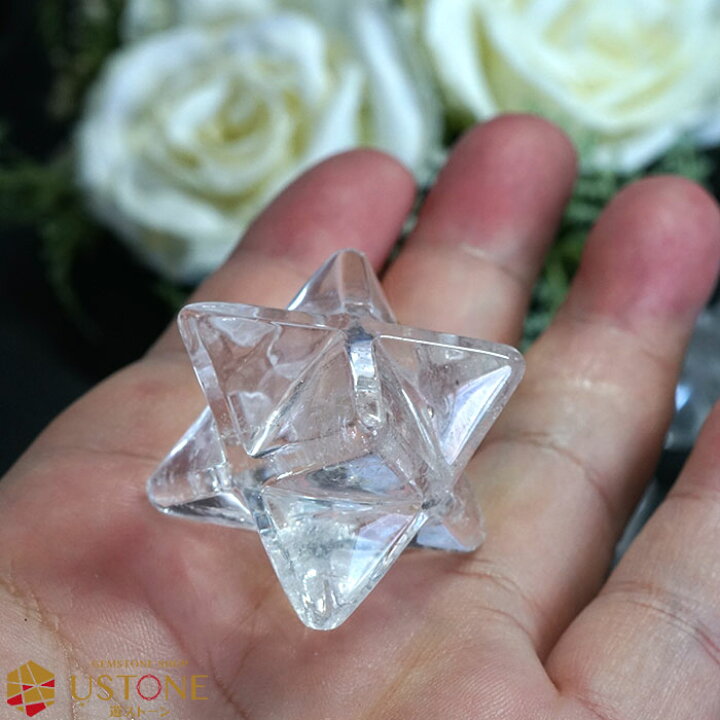 楽天市場】マカバスター 水晶 原石 ブラジル産 Lサイズ 星芒形 天然石 