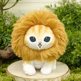 超P祭 ぽてたまぬいぐるみ モフサンド ライオンにゃん ベージュ【19cm】 【かわいい おしゃれ キャラクターグッズ 猫ねこ mofusand 女の子用 男の子用 猫福珊迪 誕生日 クリスマス 子供の日 プレゼントギフト 被り物 】