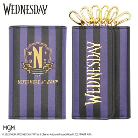超P祭 ウェンズデー キーケース 名刺入れ おしゃれ 女の子用 男の子用 Wednesday Addams NETFLIXのキャラクター