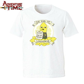 レディース Tシャツ(M) 悪戯されたレモングラブ【ホワイト】アドベンチャータイム Adventure Time