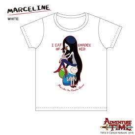 アドベンチャータイム　Tシャツ　マーセリン（リンゴ）onフィン （白）メンズ(M) Adventure Time
