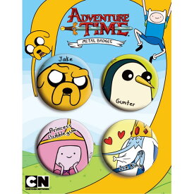 缶バッチ/Bセット /アドベンチャータイム　Adventure Time