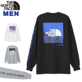 ノースフェイス メンズ長袖Tシャツ スリーブグラフィック【Heavy Cotton】North Face 【アウトドアブランド 男性用 おしゃれアウトドアブランド カッコイイ】