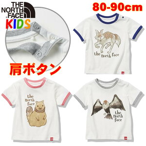 P UEm[XEtFCX xr[ I[KjbNRbgTVc Aj} y80-90cmz  j̎q̎qAEghAuh North Face Animal T-Shirt