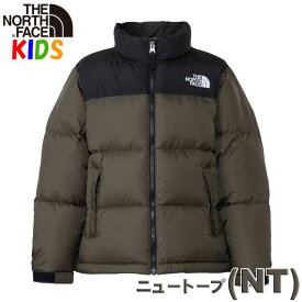 ザ・ノース・フェイス キッズ ダウンジャケット【100-150cm】ヌプシ North Face【男の子用 女の子用 カッコイイおしゃれアウター無地 防寒 フード付き】