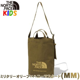 決算セール開催中 ノースフェイス キッズ トートバッグ【34x28cm】North Face【オーガニックコットン 男の子女の子アウトドアブランドおしゃれカッコイイ ショルダーバッグ】