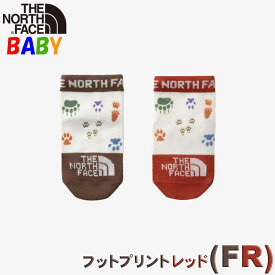 ノースフェイス ベビー 靴下【13～15cm】プリント アンクルソックス 2足セットNorth Face【出産祝い赤ちゃん用 男の子女の子アウトドアブランド 保育園 幼稚園 幼児プチギフト】