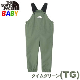超P祭 ザ・ノース・フェイス ベビー用 防水パンツ オーバーオール【80-90cm】North Face【出産祝い 出産準備 雨具 スキースノーボード防水アウター 雪遊び 男の子 女の子】