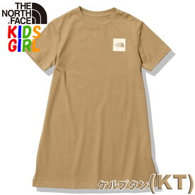 ノースフェイス キッズ ガールズ 半袖ワンピース【100-150cm】女の子アウトドアブランドおしゃれ 旅行用ロングTシャツ North Face