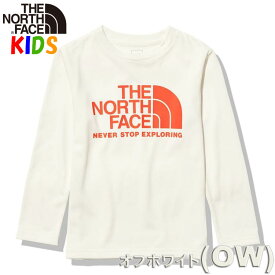 ザ・ノース・フェイス キッズ 長袖Tシャツ【100-150cm】TNFバグフリーグラフィック North Face 男の子 女の子 アウトドアブランドおしゃれカッコイイ