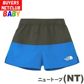 超P祭 ノースフェイス ベビー 水陸両用パンツ【80cm90cm】North Faceウォーターショート【はっ水 速乾 プール 海 川遊び 男の子女の子未就学児 通学通園用服 遠足 お泊り保育 旅行】