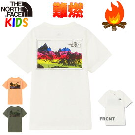 ノースフェイス キッズ【100-150cm】ファイヤーフライ難燃Tシャツ North Face【焚火キャンプ男の子女の子 おしゃれアウトドアブランド】