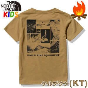 超P祭 ザ・ノース・フェイス キッズ【100-150cm】ファイヤーフライ難燃Tシャツ North Face【焚火キャンプ男の子女の子 おしゃれアウトドアブランド】