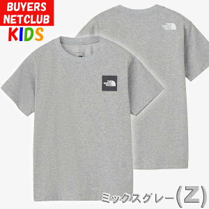 超P祭 ザ・ノース・フェイス キッズ Tシャツ【160-130cm】 スモールスクエアロゴ North Face【半袖 男の子 女の子 紫外線カット おしゃれアウトドアブランド 子供服】