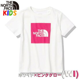 ノースフェイス キッズ 半袖Tシャツ【100-150cm】カラードスクエアロゴ 男の子女の子おしゃれアウトドアブランド North Face