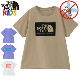 決算セール開催中 ノースフェイス キッズ 半袖Tシャツ【100-150cm】North Face バグフリーグラフィック 男の子女の子虫よけ加工キャンプスポーツアウトドアブランド