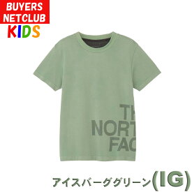 超P祭 *ザ・ノース・フェイス キッズ Tシャツ【160-100cm】 North Face エンジニアードビッグロゴクルー【男の子 女の子 紫外線カット おしゃれアウトドアブランド 子供服】