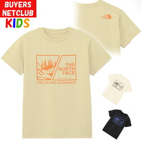 ザ・ノース・フェイス キッズ Tシャツ【120-100cm】ビューポイントグラフィック North Face【半袖 男の子 女の子 紫外線カット おしゃれアウトドアブランド 子供服】