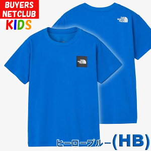 超P祭 ザ・ノース・フェイス キッズ Tシャツ【120-100cm】スモールスクエアロゴ North Face【半袖 男の子 女の子 紫外線カット おしゃれアウトドアブランド 子供服】