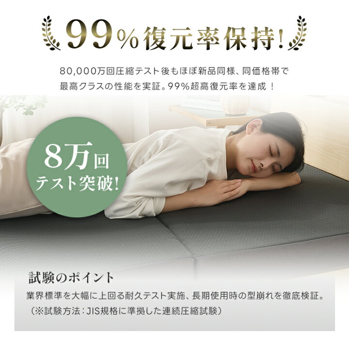 楽天市場】【17日まで3000円OFFクーポン】マットレス シングル 2層 
