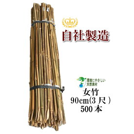 女竹 90cm 500本 篠竹 竹支柱 添え木 園芸用 農業用 定植時支柱 天然竹 竹 支柱 篠竹