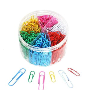 �J���[�[���N���b�v �J���[�[���N���b�v �y�[�p�[�N���b�v 28mm ���[�P�[�X�t �@�C�����ނȂǂɓK�p �ό`�����g���₷�� 600����(���F)