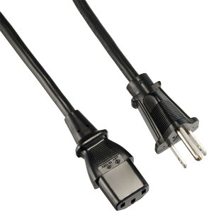�o�b�t�@���[ BUFFALO �d���P�[�u�� 3�s���\�P�b�g(���X)��3�s���v���O(�I�X)2m BSACC0720BKA �u���b�N