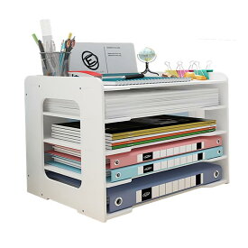 A3 レターケース 横 トレー a3サイズ トレー A3 収納ケース 書類トレー A3 デスクトレー 卓上収納 書類整理 大容量 小物収納 (A3&amp;横型5段)