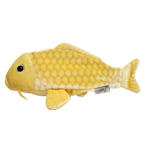 【BESTEVER】ワイルドアニマルペンケース ぬいぐるみポーチ 筆箱 錦鯉 山吹黄金 Carp 48137