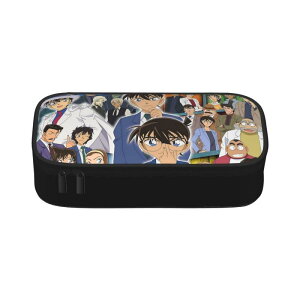 名探偵こなん ペンケース 大容量 筆箱 多機能 おしゃれ ペンポーチ 男の子 女の子 子供 シンプル ツールペンケース 高校生 大学生 社会人用 中小学生 文具バッグ