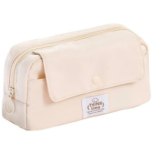 ペンケース 大容量 ペンポーチ 韓国 ふでばこ 文房具収納ポーチ ペン袋 筆箱 小学生 中学生 高校生 サラリーマン用 メッシュポケット内蔵 ペン入れケース 多機能 文具袋 仕切り収納 小物入