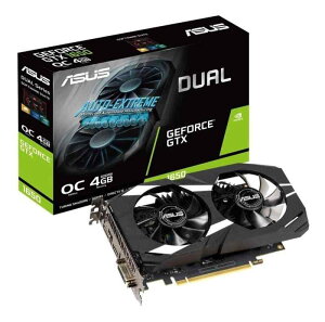 ASUS Dual NVIDIAR GeForce GTX? 1650 ���ڃr�f�I�J�[�h 4GB GDDR5 �I�[�o�[�N���b�N���f��/DUAL-GTX1650-O4G