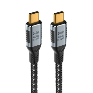 Cablecc 240W 40Gbps USB-C USB4 �P�[�u�� USB3.1 100W 8K@60Hz 5K USB4.0 USB4 �ƌ݊�������