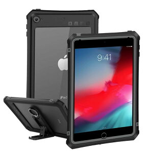 iPad mini4 �h���P�[�X iPad mini5 2019 ��ܐ���h���J�o�[ IP68�K�i �h�� �h�o �ϏՌ� �S�ʕی� �Ռ��z�� �y�� �^�u�b���g �J�o�[ �ی�P�[�X ���h�~ ���� �����t�B���� �X�^���h�@�\ �X�g���b�v�t