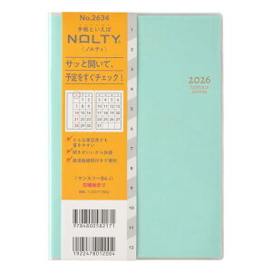 �\�� NOLTY �蒠 2026�N B6 �}���X���[