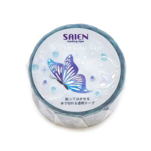 SAIEN Twinkle Clear Tape yNostal Gic timezzO  20mm }XLOe[v e[v [ w 킢 zO NA NAe[v HR-1018
