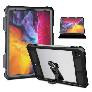 iPad pro11�h���P�[�X2020/2021/2022�����A�C�p�b�h�v��11�C���`�J�o�[ IP68 �h���K�i �y�� ���^ �ϏՌ� ���� �S�ʕی� ���S�� �X�^���h�@�\�t�� �X�g���b�v�t�� �X�^���h�@�\ �A�E�g�h�A �����C �v