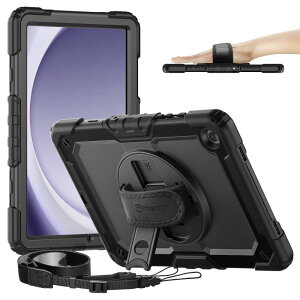 Timecity �Ή� �P�[�X Galaxy Tab A9+ �P�[�X �ϏՌ� 2023�V���f�� �ی�t�B���� 360°��]�X�^���h �y�����[ �n���h�V�����_�[�X�g���C�v�t�� �����h�~ ���h�~ ���@�\ 1���[�g���e�X�g ��� (SM-X21