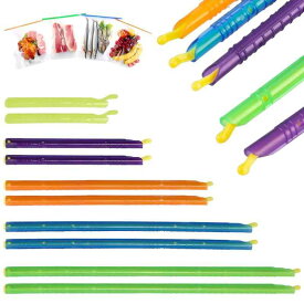 袋止めクリップ 密封クリップ 5色 2仕様 10個セット／15個セット 食材鮮度保持 密閉できる 調理道具 簡単開閉 衛生的 保存バッグ用