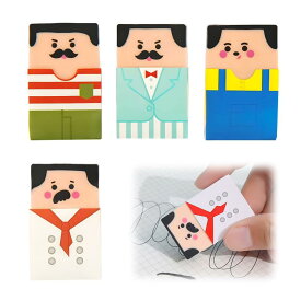 Coollooda 練り消しゴム デッサン用 フリクション 消しゴム 小学生 学習用 可愛い 文房具 4点セット