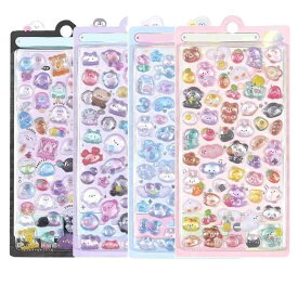 YIBOOOM ぷくぷくシール 可愛い 立体 ごほうびシール キラキラな 女の子 デコシール 貼り付け可能 手芸用品 贈り物 携帯電話飾り用 DIY用 手帳用