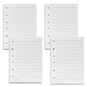 SFLHHDM A7�T�C�Y 6�� ���[�Y���[�t���t�B��, 4���Z�b�g, 160��, ���������t�B��, �����₷�� �V�X�e���蒠���t�B��, �N���[���F ���t�B���p��, ��p���t�B��,�m�[�g �蒠�� �����֗�