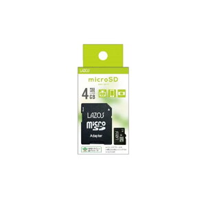 �}�C�N��SD 4GB MicroSD �}�C�N��SDHC �Â� �̂� �f�W�J�� �r�f�I �K���P�[ ��e�� �������J�[�h �߂���[���[�� Lazos MicroSDHC�J�[�h class6