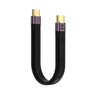 USB Type C �P�[�u�� type-C to type-C �P�[�u�� QC4.0 100W/5A�}���[�d 8K@60Hz�f���o�� Thunderbolt3�Ή� USB 4.0 40Gbps�����f�[�^�]�� PD�Ή� ��13.8cm