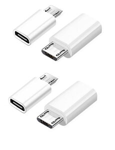 LeTradeJP �}�C�N��USB�ϊ��A�_�v�^ Type-C (���X) to Micro USB (�I�X) �ϊ��A�_�v�^���^ �ȒP4�� �� �}�C�N��USB�ϊ��A�_�v�^�[ X �ϊ��R�l�N�^ �[�d�ƃf�[�^�]��peria�AGalaxy�ANexus�AHUAWE