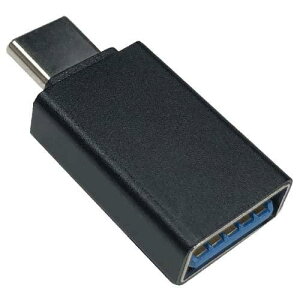 Lumen ���[���� USB3.1 Gen2 10gbps OTG USB A���X �� Type-C�I�X �ϊ��A�_�v�^ �[�d �f�[�^�]�� �ʐ^ ���y ���� USB A(F) to Type-C(M) �u���b�N LAD-OG2CMAF